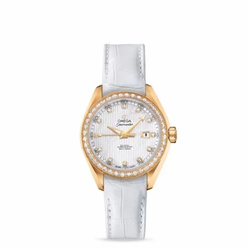 Omega Seamaster Aqua Terra 150M Co-Axial 34 Yellow Gold / Diamond / MOP 231.58.34.20.55.001 (23158342055001)